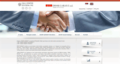 Desktop Screenshot of garant-penzije.eu